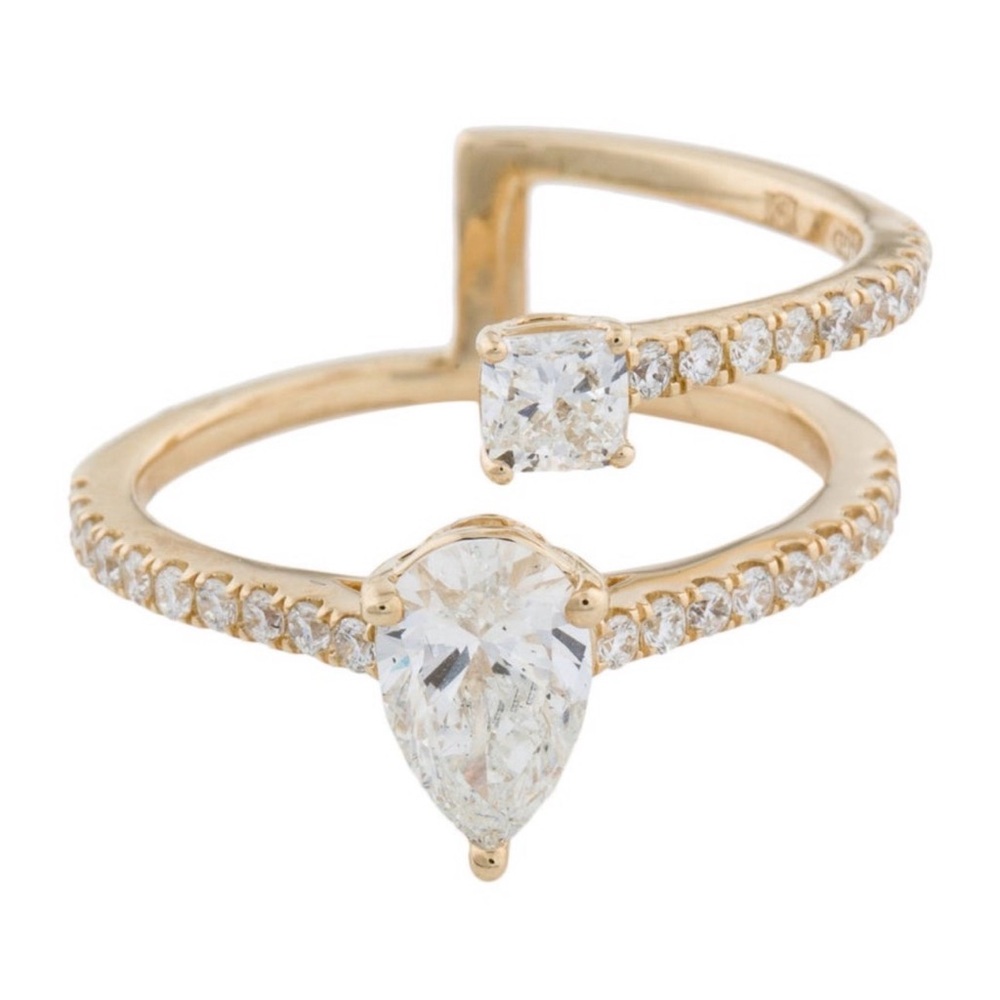 14K 1.25ctw Lab-Grown Diamond Ring